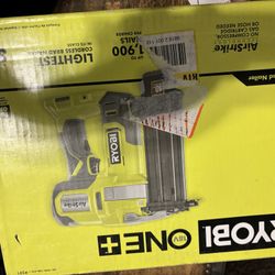 Ryobi Brad Nailer And 3/8 Crown Stapler 