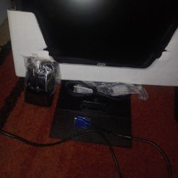 Acer Monitor See Photos. Still In Box With Alll Cords  And Stand
