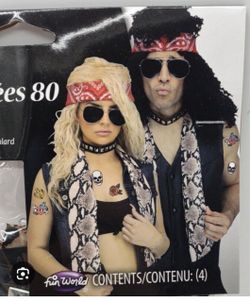 I have two sets 80's Rocker Costume Kit