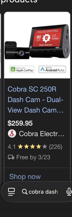 Cobra Dashcam