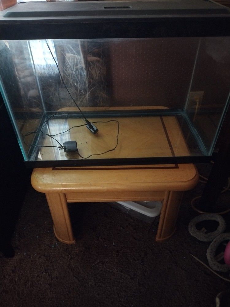 Top fin 20 Used Fish Tank With Led Lights 