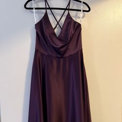 Elegant Purple Bridesmaid Dress / Evening Gown