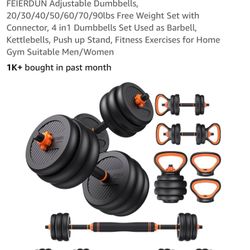Adjustable Weight Set and Weight Bench ($230 VALUE!)