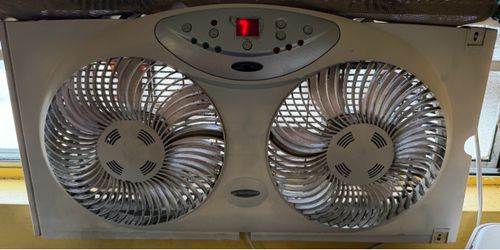 Bionaire Twin Window Fan with Digital Controls