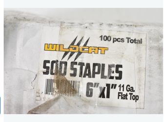 Wildcat Sod Staples 6x1 Inch 100-Pack