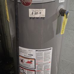 Gas hot water heater.