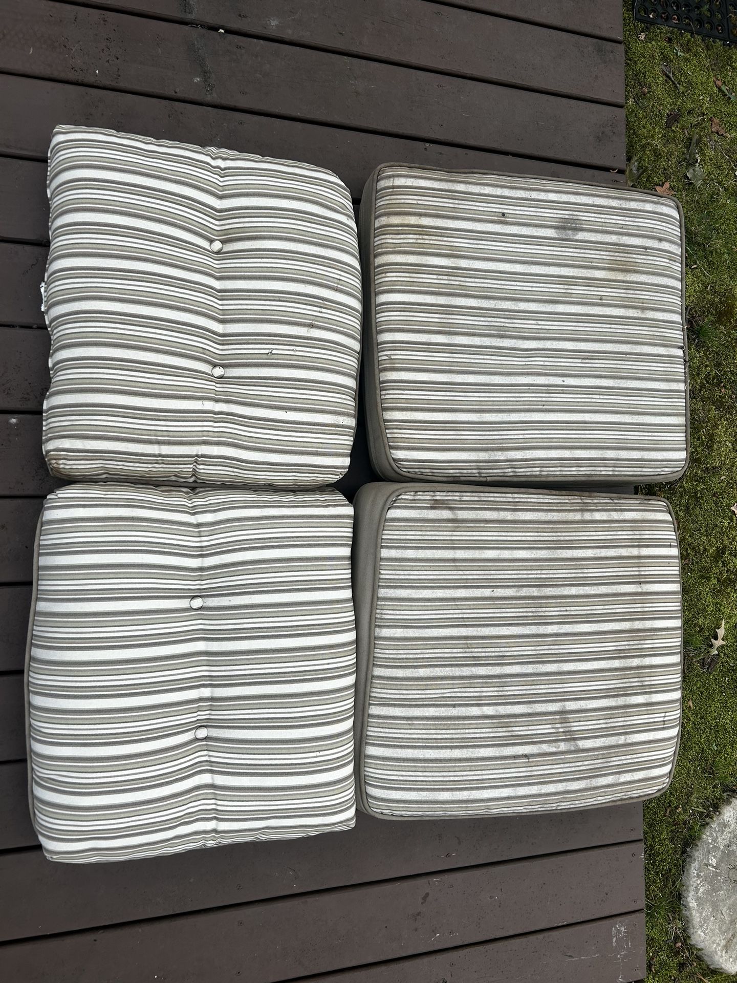 Reversible Chair Cushions - Washable