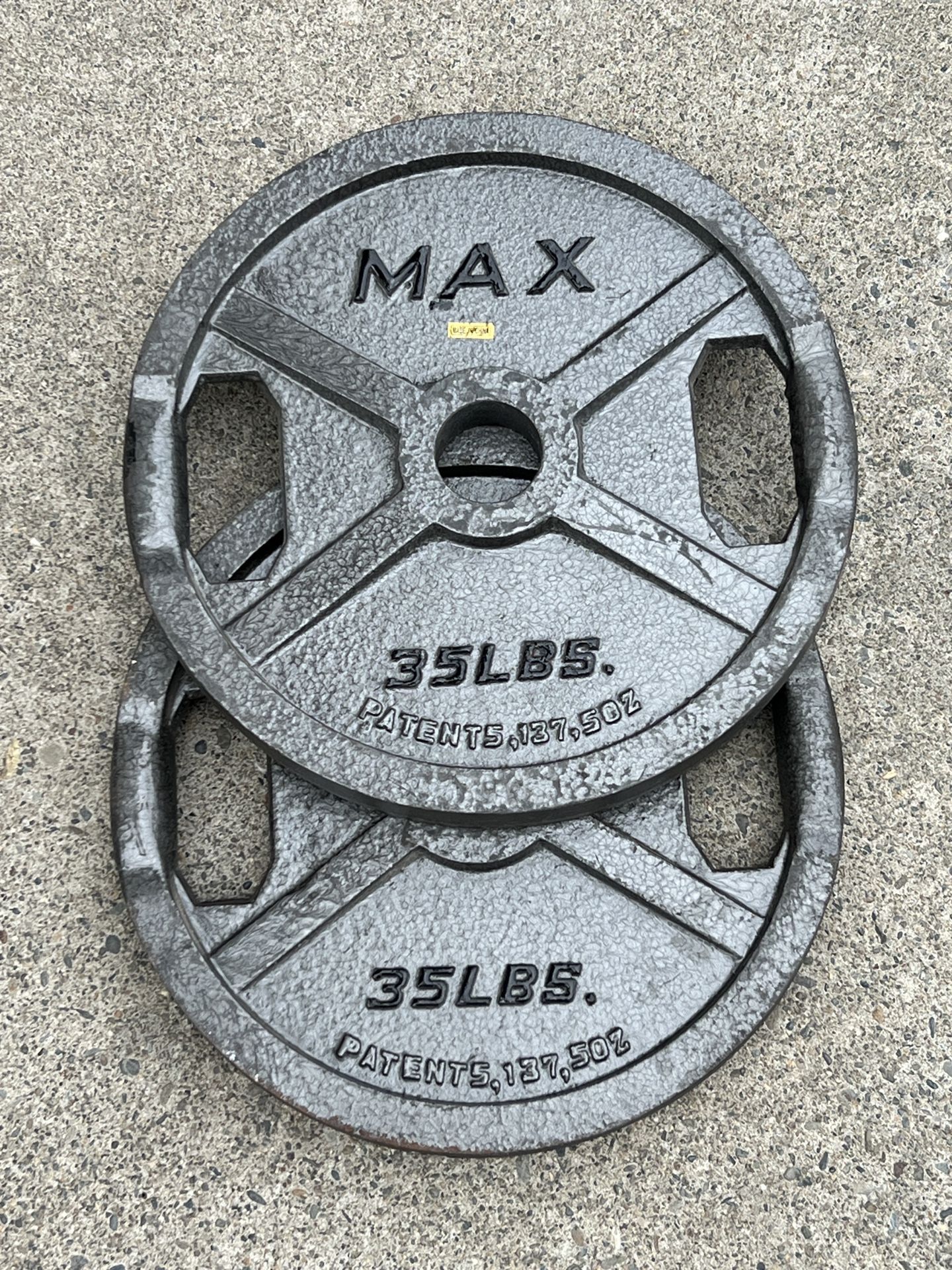 2” Olympic Weight Plates – 35 lbs (x2)