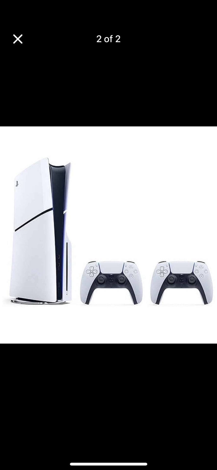 Playstation5 With Seven Gamest wo Controls And Charger