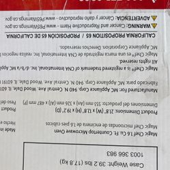 New Microwave In Box 