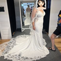 Vestido De Novia  Talla 14