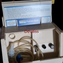 Older Pulmo Aide Nebulizer Compressor Breathing Machine By Deviliss 5610D