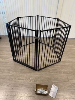 $75 /New/ 6 panel extra tall playpen or extra long gate / 36” Tall