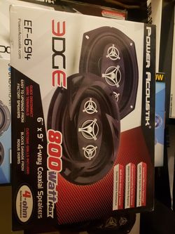POWER ACOUSTIC 6X9 SPEAKERS