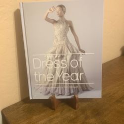 Hardcover Fashion Coffee Table Book “Dress of the Year”.           Mint