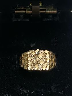 10k nugget ring