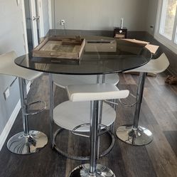 Bar Table And 4 Chairs