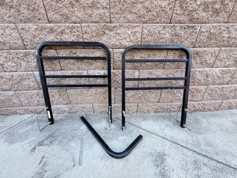 RV bumper bike rack