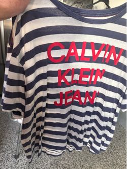 Calvin clean navy summer top