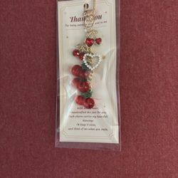 Cherries Keychain