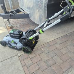 LAWN MOWER  21" SELF PROPELLED  EGO  56V  bring your own battery to the test it No Bag No Batery No Charger 