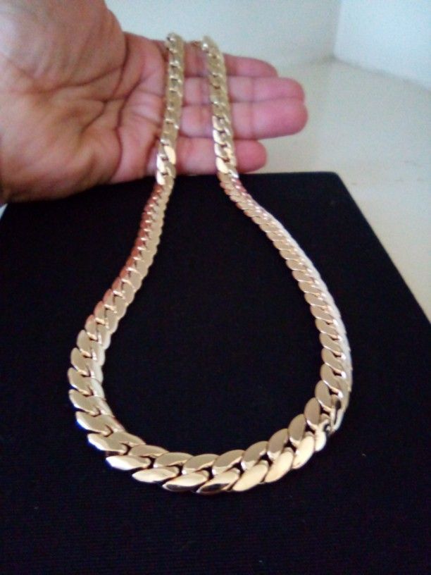 Gold 18k Deep Plated Necklace Chain Jewelry