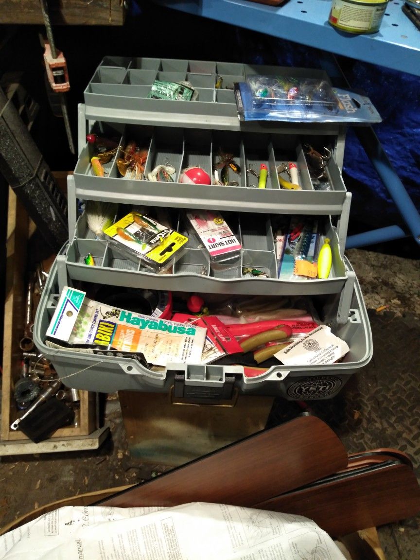 Yety Four Drawer Tackle box Full Of Lures And Gear