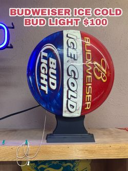 BUDWEISER ICE COLD BUD LIGHT 