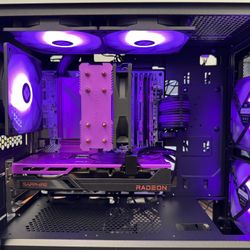 Custom Purple Gaming PC