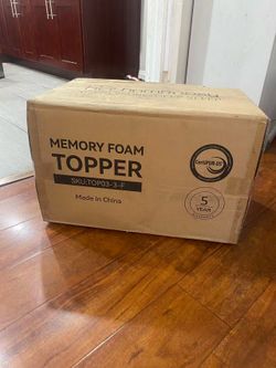 Memory foam topper