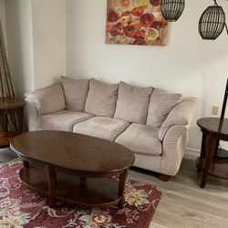 Sofa, Table Set (moving Sale)