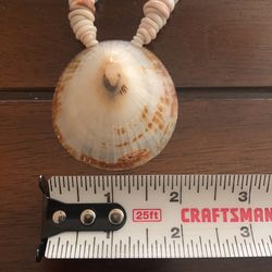 Opihi Puka Shell Necklace. 12 Inches Long. 24 Inches Around.