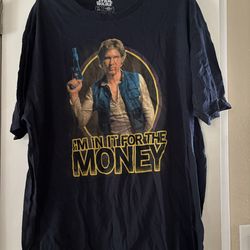 Star Wars Han Solo T-shirt (adult 2XL)