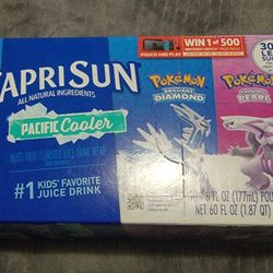 Pokemon caprisun Collecters Box With Caprisuns AUTHENTIC