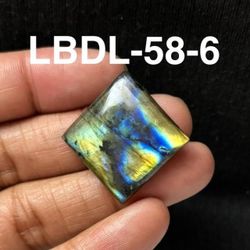 Labradorite Square Shape Natural Gemstone Cabochon-LBDL-58-6