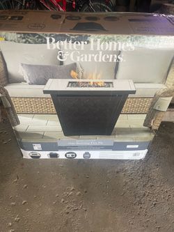 Brand new in box gas fire pit