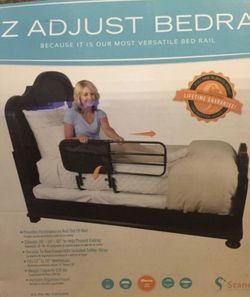 EZ ADJUST SAFETY BEDRAIL.  LIKE NEW  