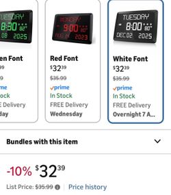 📢 Brand New Digital Wall Clock – $25⏰✨