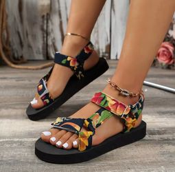 Sandale summer black size:36,37