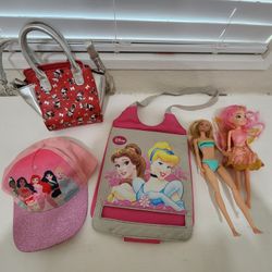 Disney Girls Cross Bags, Hat And Toys All For $45 Or OBO