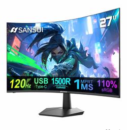 Sansui 27” Curved Monitor