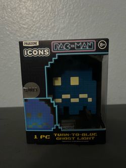Icons PAC MAN Turn To Blue Ghost Character #003 Light Retro Arcade Night Lamp