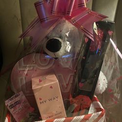 Valentines Day Bear With Armani Perfume Gift Set 