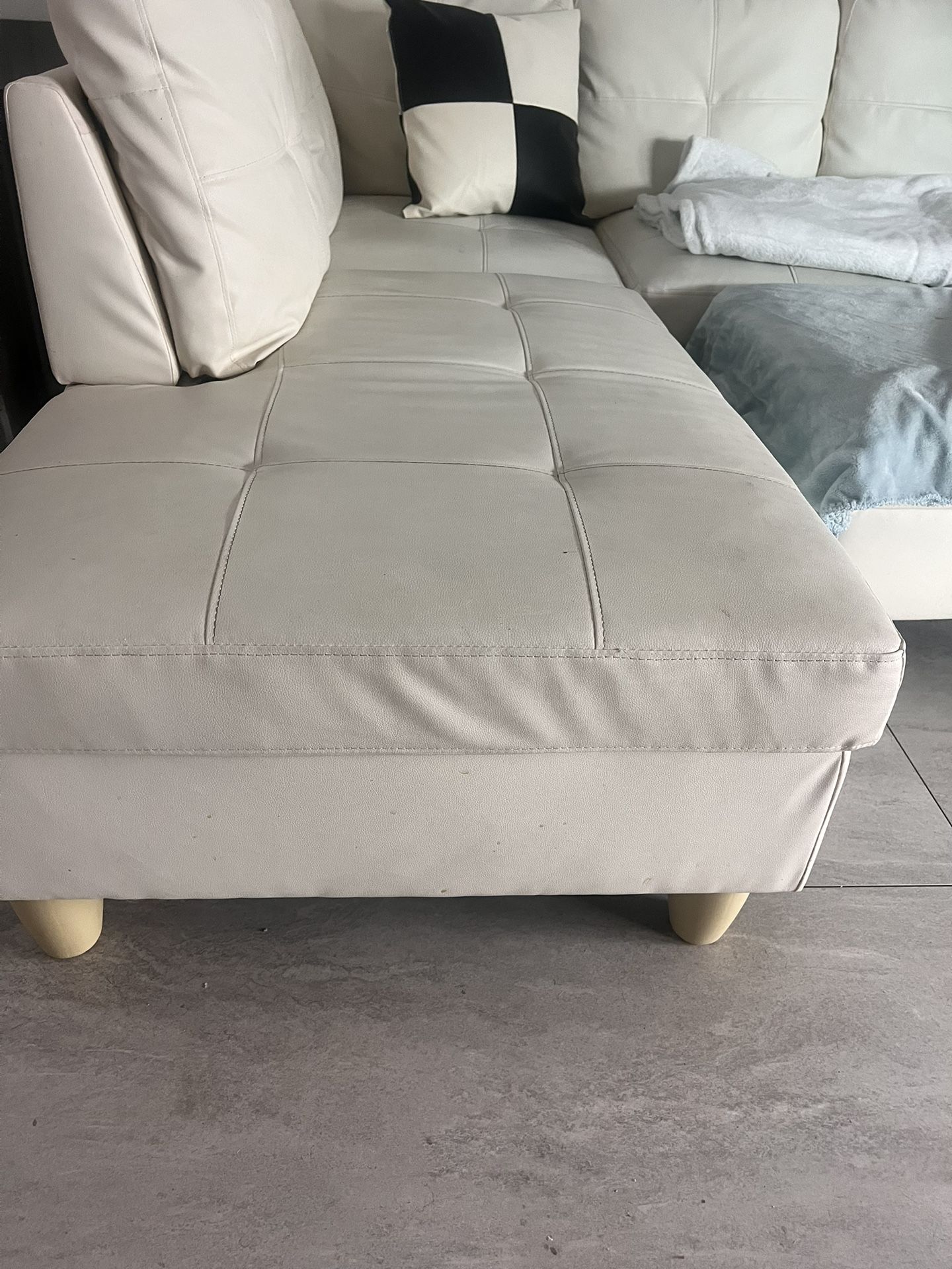 White Sectional Couch