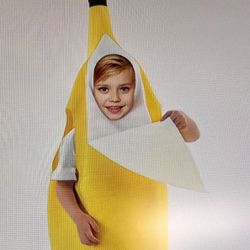 Banana Costume for Kids Boys Girls Toddler Cute Fruit Outfit Halloween Dress up Costume for Play