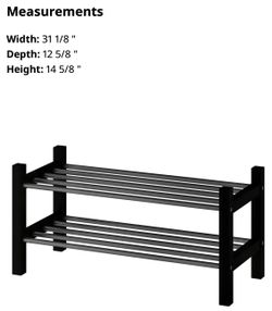 TJUSIG Shoe rack, white, 31 1/8 - IKEA