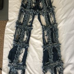 Cut Out Jeans Size 3