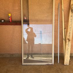 Glass Door Back Pane. 