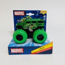 Marvel Die-Cast Hulk Earth Shockers GM Jeep Monster Truck - NEW