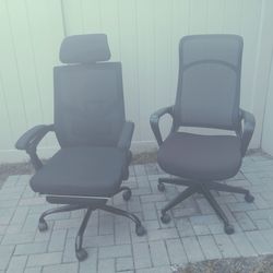 Two office chairs